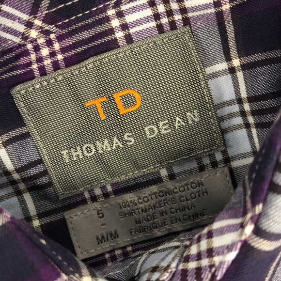 Thomas Dean Boys Button Down LS Shirt - Picture 2 of 6